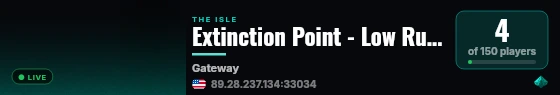Extinction Point - Low Rules, High AI live status badge