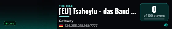 [EU] Tsaheylu - das Band [Rules, High AI and Plants] live status badge
