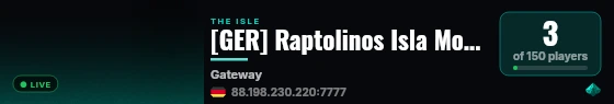 [GER] Raptolinos Isla Mortis - Custom AI - Storage live status badge