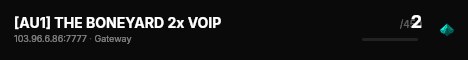 [AU1] THE BONEYARD 2x VOIP live status badge
