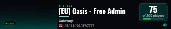 [EU] Oasis - Free Admin live status badge