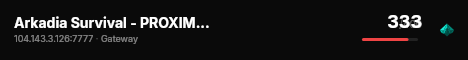 Arkadia Survival - PROXIMITY VC - 2x - ESP/LATAM live status badge