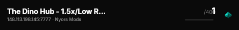 The Dino Hub - 1.5x/Low Rules/ProxChat/Overlay live status badge