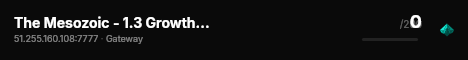 The Mesozoic - 1.3 Growth - Low Rules live status badge