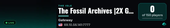 The Fossil Archives |2X Growth|LOW RULES|AI|SKINS|STORAGE live status badge