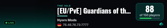 [EU/PvE] Guardians of the Forest live status badge