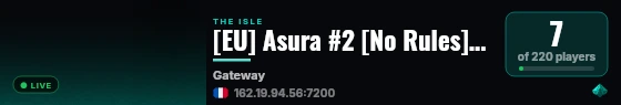 [EU] Asura #2 [No Rules] - 2x Growth - Shop - High AI live status badge
