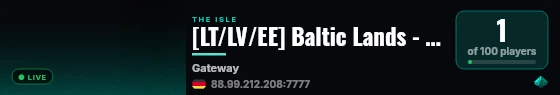 [LT/LV/EE] Baltic Lands - 3x Growth live status badge