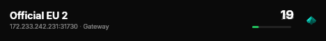 Official EU 3 live status badge
