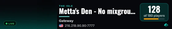 Metta's Den - No mixgrouping/overpacking live status badge