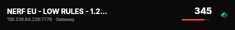 NERF EU - LOW RULES - 1.25x - STORAGE - HIGH AI live status badge