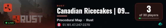 Canadian Ricecakes | 09/03 live status badge