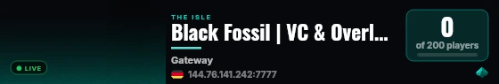 Black Fossil | VC & Overlay | PvP PvE RP | x2 Grow Rate | Beta | live status badge