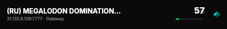 (RU) MEGALODON DOMINATION (discord.gg/megalodon) live status badge