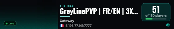 GreyLinePVP | FR/EN | 3XG | SKIN PARK | FREE SKIN live status badge