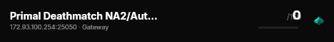 Primal Deathmatch NA2/Auto Grow/Teleport live status badge