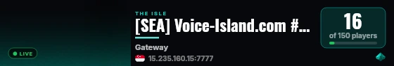 [SEA] Voice-Island.com #The Colosseum - VC - CBT live status badge