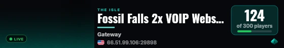 Fossil Falls 2x VOIP Website Skins Storage live status badge