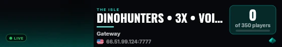 DINOHUNTERS • 3X • VOIP • AI [ESP/ENG] live status badge