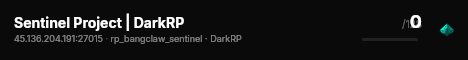 Sentinel Project | DarkRP live status badge