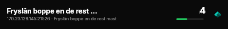 Fryslân boppe en de rest mast dea skoppe live status badge