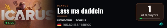 Lass ma daddeln live status badge