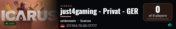 just4gaming - Privat - GER live status badge