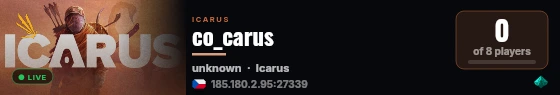 co_carus live status badge
