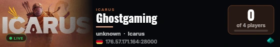 Ghostgaming live status badge