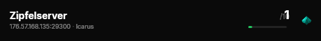 Zipfelserver live status badge