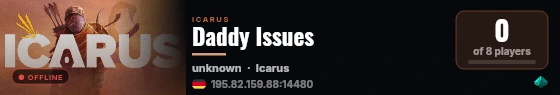 Daddy Issues live status badge