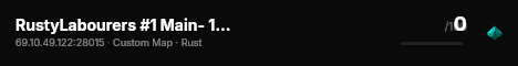 RustyLabourers #1 Main- 1.5x/Offline Protection/RaidableBase live status badge