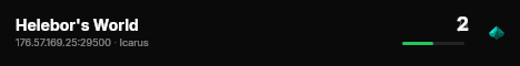 Helebor's World live status badge