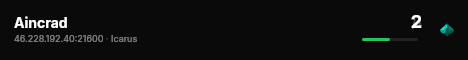 Aincrad live status badge