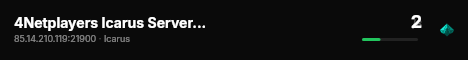 4Netplayers Icarus Server Feierabendbrigade live status badge