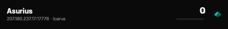 Asurius live status badge