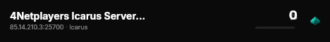 4Netplayers Icarus Server WBK live status badge