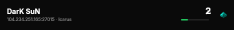 DarK SuN live status badge