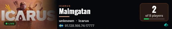 Malmgatan live status badge