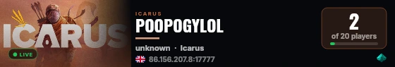 POOPOGYLOL live status badge
