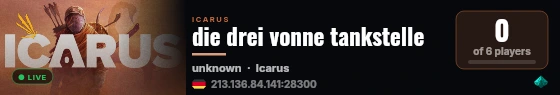 die drei vonne tankstelle live status badge