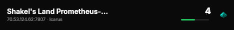Shakel's Land Prometheus-NOSTEAM live status badge