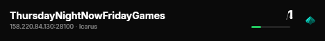 ThursdayNightNowFridayGames live status badge