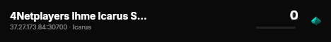 4Netplayers Ihme Icarus Server live status badge
