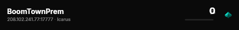 BoomTownPrem live status badge