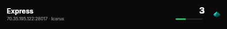 Express live status badge