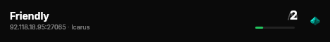 Friendly live status badge
