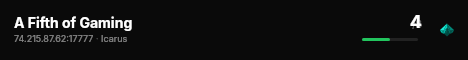 A Fifth of Gaming live status badge