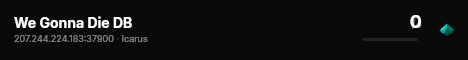 We Gonna Die DB live status badge