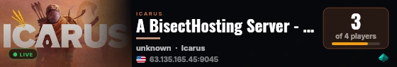 A BisectHosting Server - 1fbb2074 live status badge